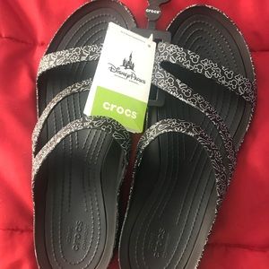 Mickey Crocs Sandals size 9
